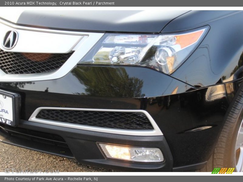Crystal Black Pearl / Parchment 2010 Acura MDX Technology