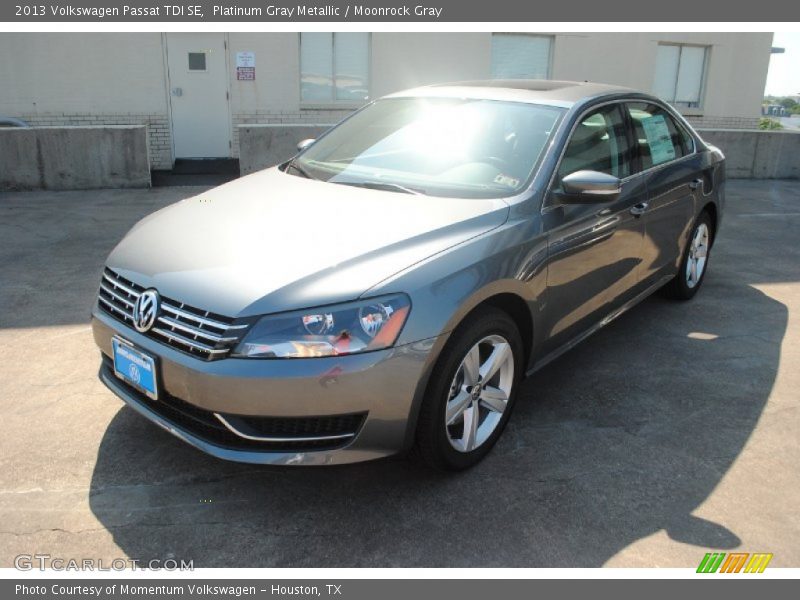 Platinum Gray Metallic / Moonrock Gray 2013 Volkswagen Passat TDI SE