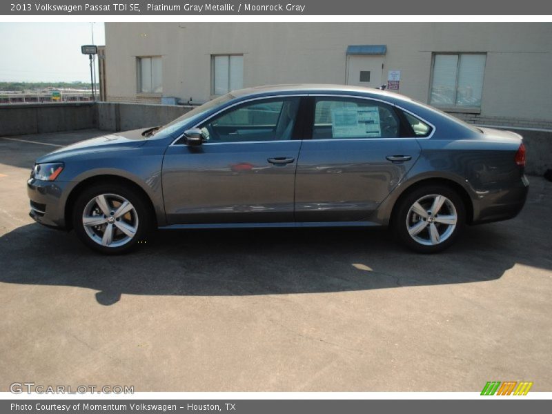 Platinum Gray Metallic / Moonrock Gray 2013 Volkswagen Passat TDI SE