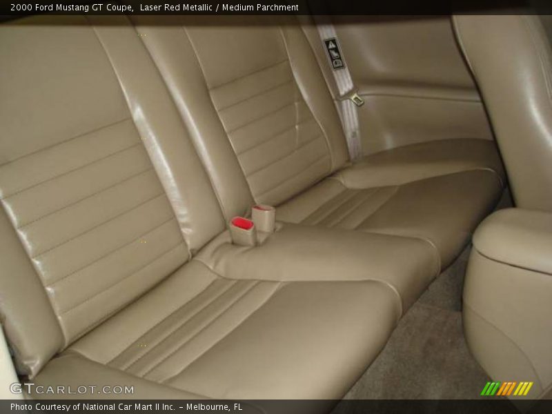 Laser Red Metallic / Medium Parchment 2000 Ford Mustang GT Coupe
