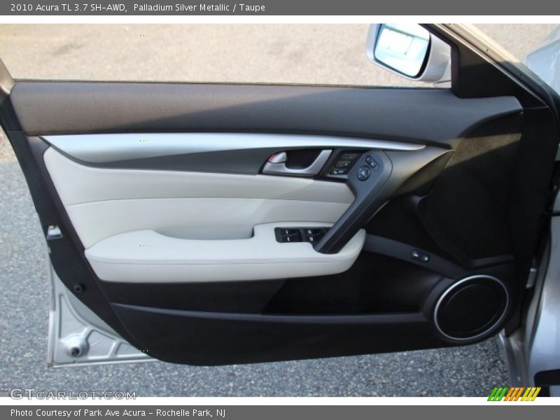Palladium Silver Metallic / Taupe 2010 Acura TL 3.7 SH-AWD