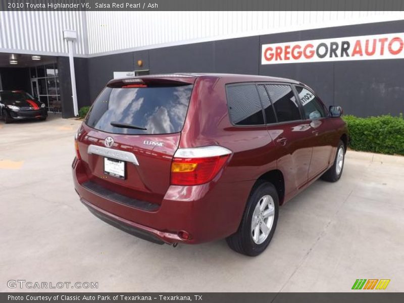 Salsa Red Pearl / Ash 2010 Toyota Highlander V6