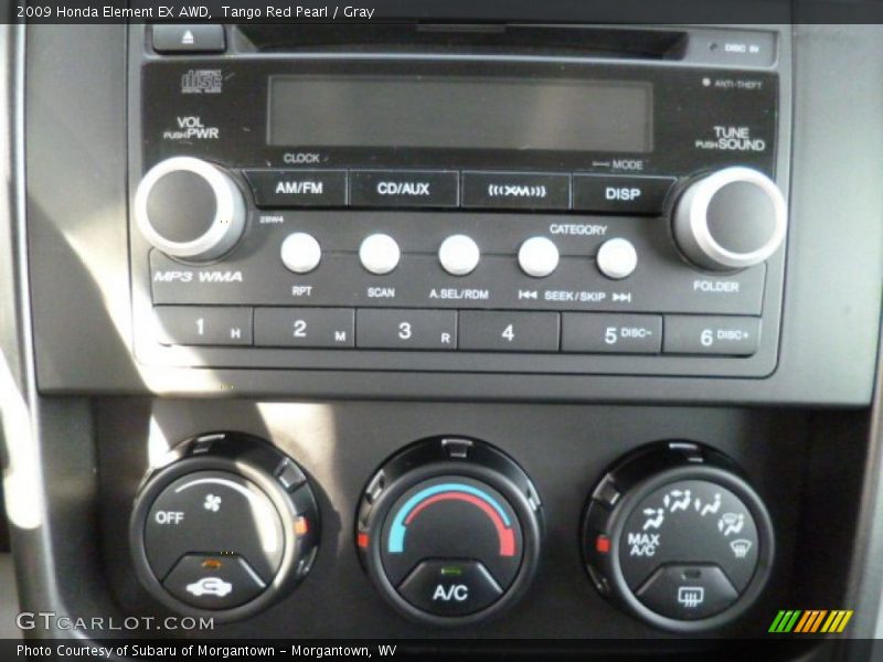 Controls of 2009 Element EX AWD