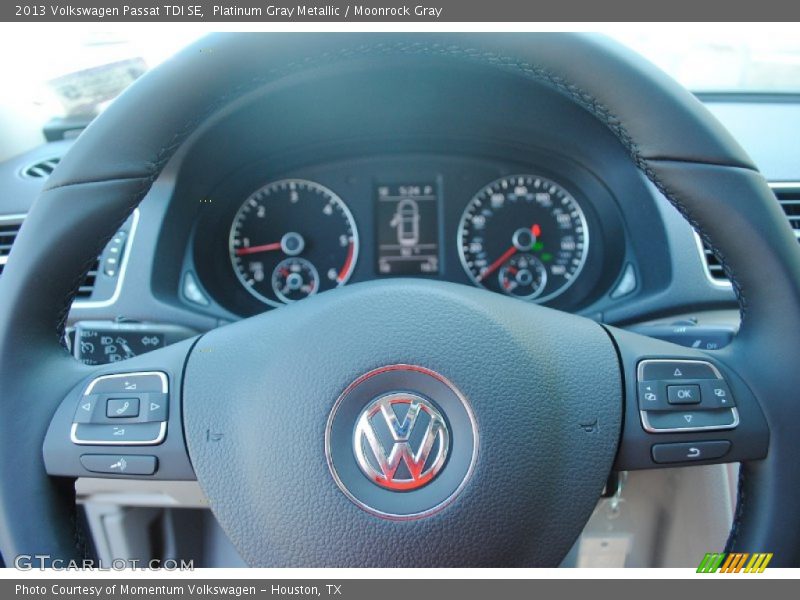 Platinum Gray Metallic / Moonrock Gray 2013 Volkswagen Passat TDI SE