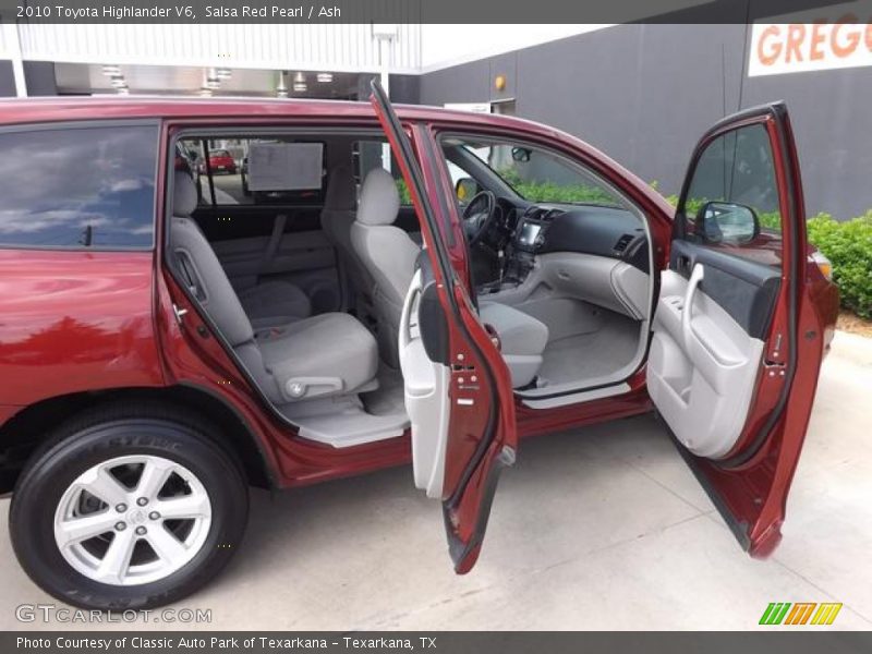 Salsa Red Pearl / Ash 2010 Toyota Highlander V6