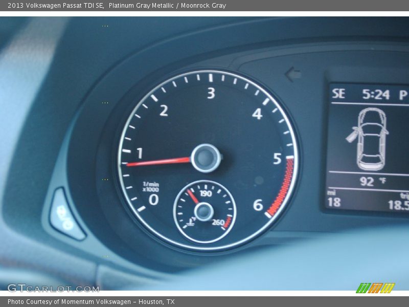 Platinum Gray Metallic / Moonrock Gray 2013 Volkswagen Passat TDI SE