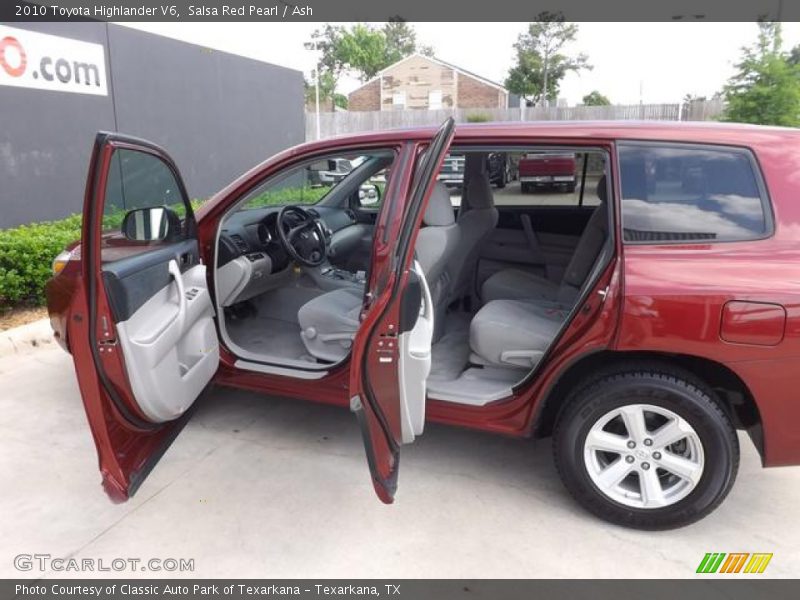 Salsa Red Pearl / Ash 2010 Toyota Highlander V6