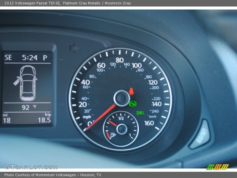 Platinum Gray Metallic / Moonrock Gray 2013 Volkswagen Passat TDI SE