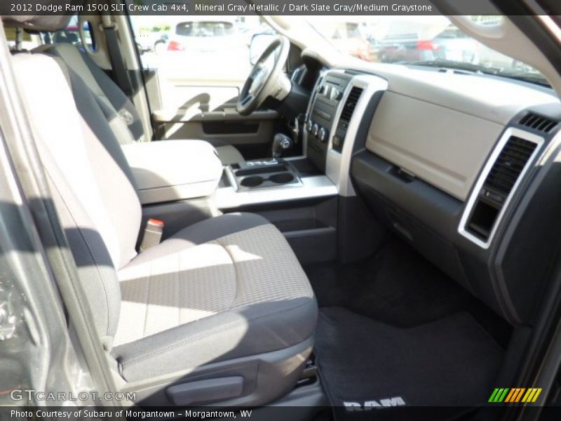 Mineral Gray Metallic / Dark Slate Gray/Medium Graystone 2012 Dodge Ram 1500 SLT Crew Cab 4x4