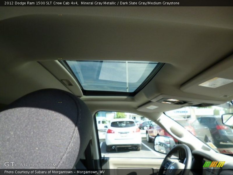 Mineral Gray Metallic / Dark Slate Gray/Medium Graystone 2012 Dodge Ram 1500 SLT Crew Cab 4x4