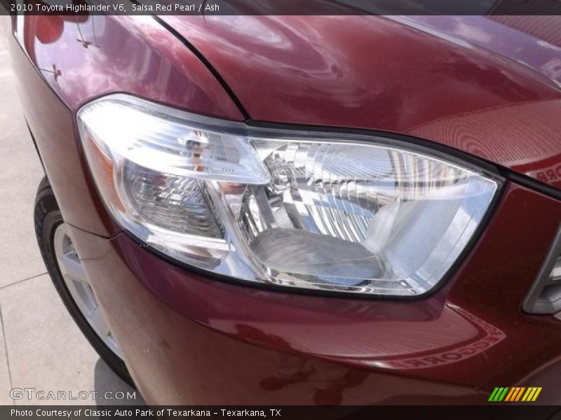 Salsa Red Pearl / Ash 2010 Toyota Highlander V6