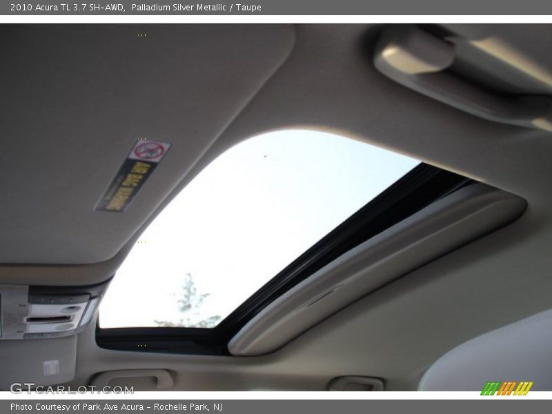 Palladium Silver Metallic / Taupe 2010 Acura TL 3.7 SH-AWD