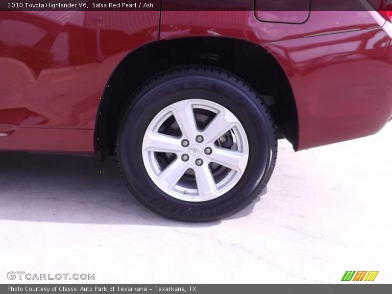 Salsa Red Pearl / Ash 2010 Toyota Highlander V6