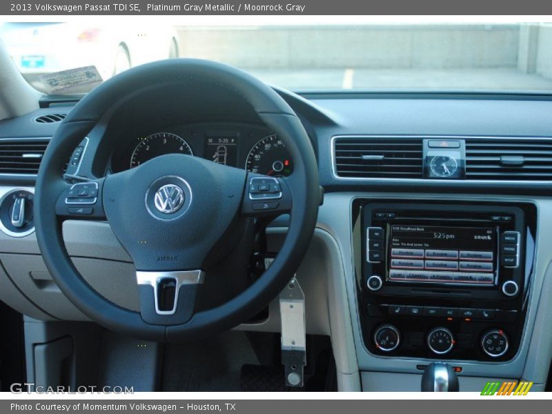 Platinum Gray Metallic / Moonrock Gray 2013 Volkswagen Passat TDI SE