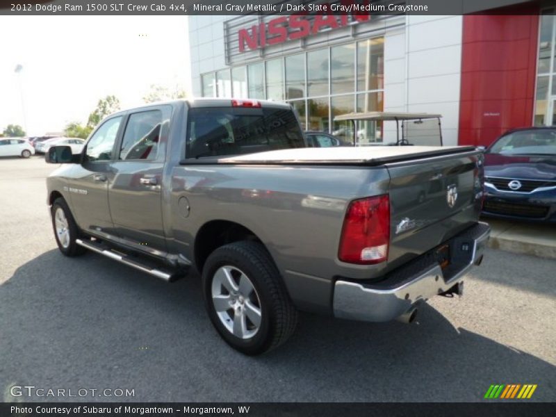 Mineral Gray Metallic / Dark Slate Gray/Medium Graystone 2012 Dodge Ram 1500 SLT Crew Cab 4x4