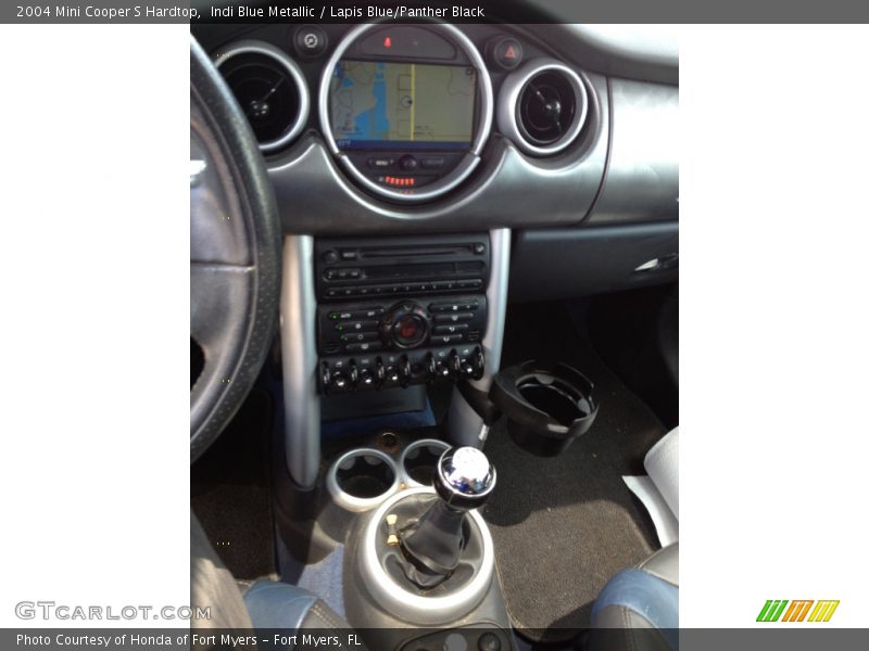 Indi Blue Metallic / Lapis Blue/Panther Black 2004 Mini Cooper S Hardtop