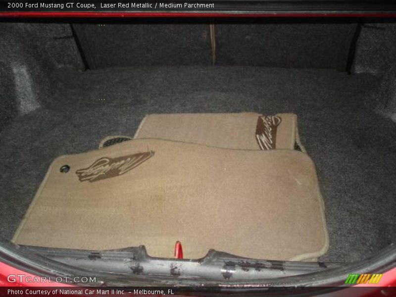 Laser Red Metallic / Medium Parchment 2000 Ford Mustang GT Coupe
