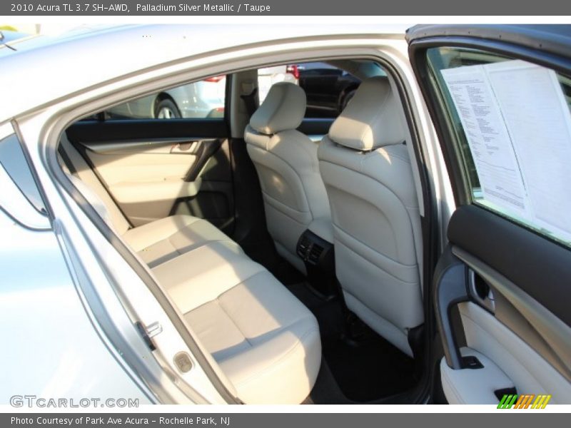 Palladium Silver Metallic / Taupe 2010 Acura TL 3.7 SH-AWD
