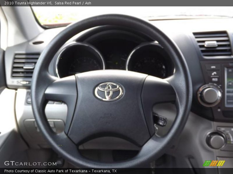 Salsa Red Pearl / Ash 2010 Toyota Highlander V6