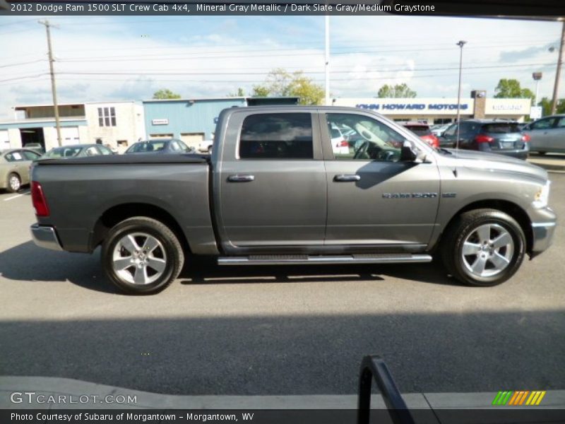 Mineral Gray Metallic / Dark Slate Gray/Medium Graystone 2012 Dodge Ram 1500 SLT Crew Cab 4x4