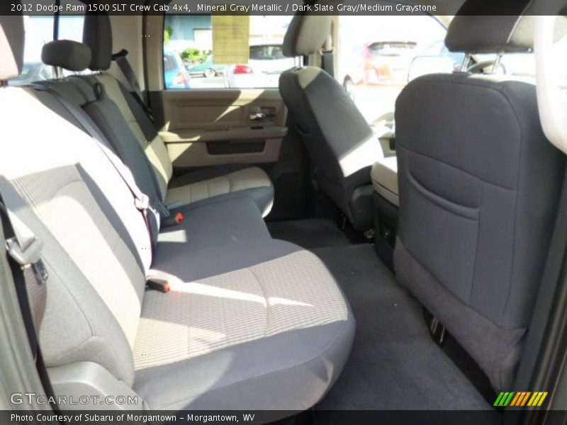 Mineral Gray Metallic / Dark Slate Gray/Medium Graystone 2012 Dodge Ram 1500 SLT Crew Cab 4x4