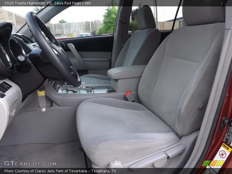 Salsa Red Pearl / Ash 2010 Toyota Highlander V6
