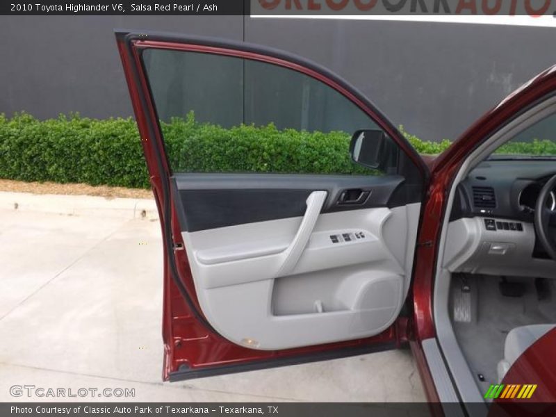 Salsa Red Pearl / Ash 2010 Toyota Highlander V6