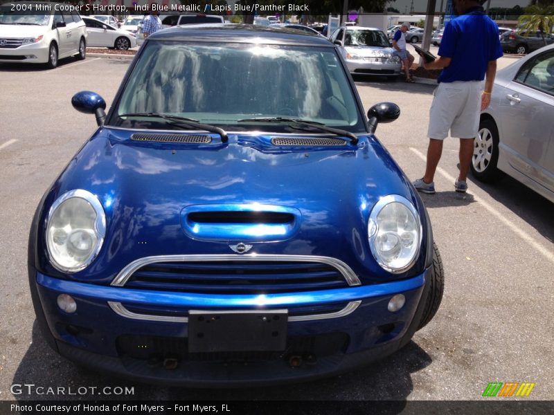 Indi Blue Metallic / Lapis Blue/Panther Black 2004 Mini Cooper S Hardtop