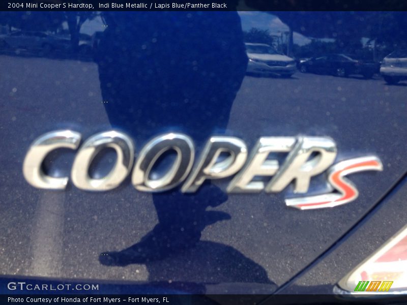 Indi Blue Metallic / Lapis Blue/Panther Black 2004 Mini Cooper S Hardtop