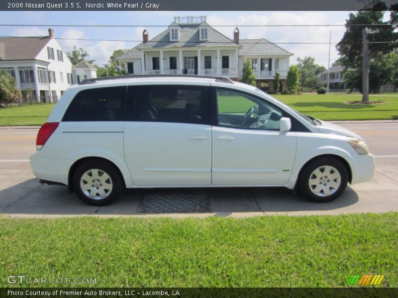 Nordic White Pearl / Gray 2006 Nissan Quest 3.5 S