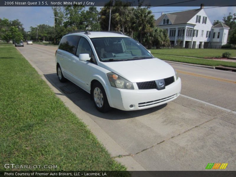 Nordic White Pearl / Gray 2006 Nissan Quest 3.5 S