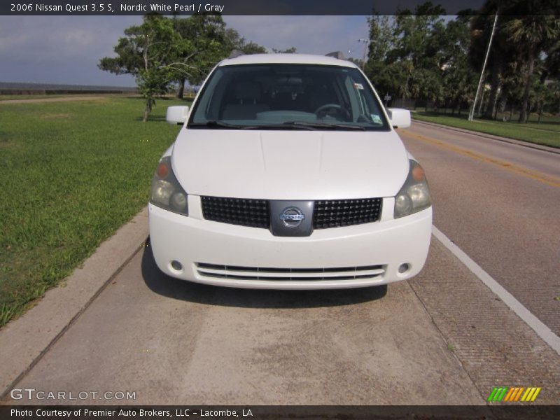 Nordic White Pearl / Gray 2006 Nissan Quest 3.5 S