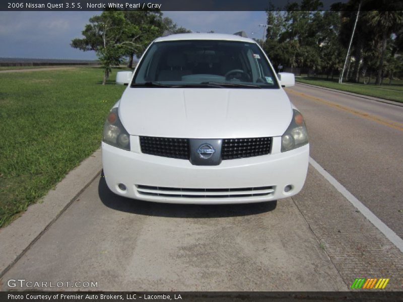 Nordic White Pearl / Gray 2006 Nissan Quest 3.5 S