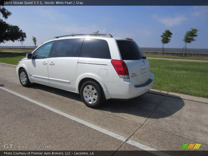 Nordic White Pearl / Gray 2006 Nissan Quest 3.5 S