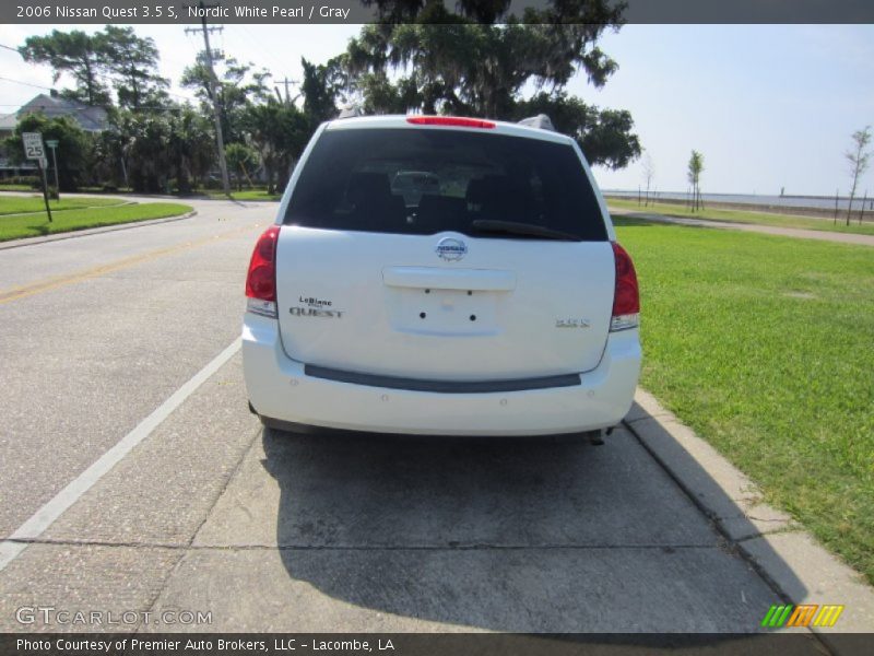 Nordic White Pearl / Gray 2006 Nissan Quest 3.5 S