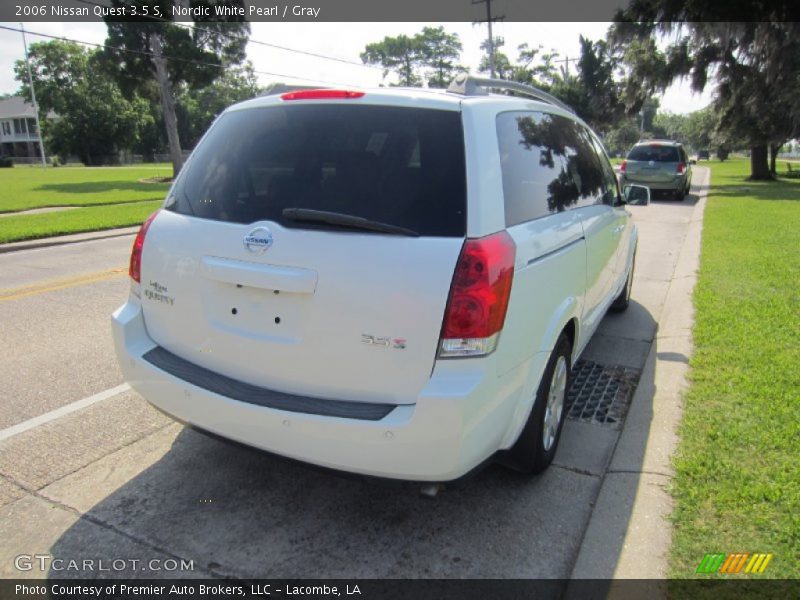 Nordic White Pearl / Gray 2006 Nissan Quest 3.5 S
