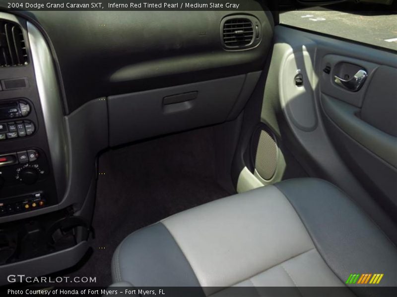 Inferno Red Tinted Pearl / Medium Slate Gray 2004 Dodge Grand Caravan SXT
