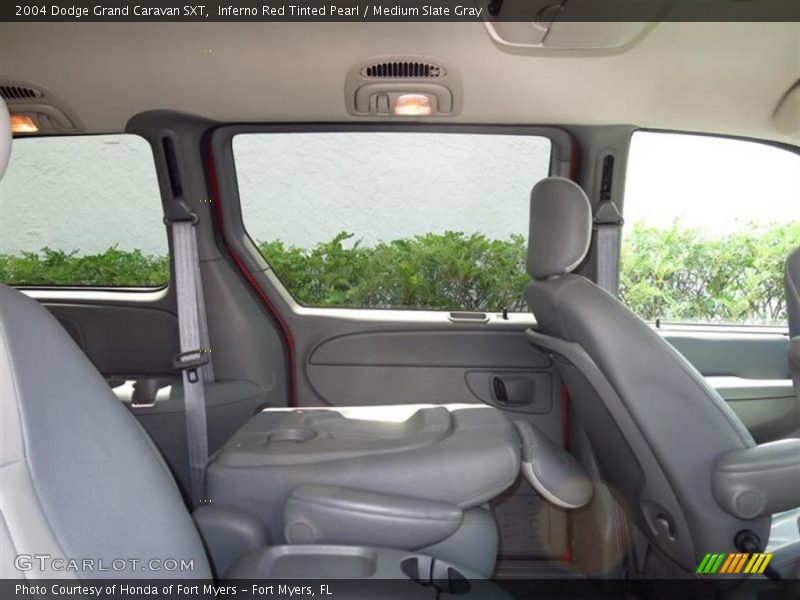 Inferno Red Tinted Pearl / Medium Slate Gray 2004 Dodge Grand Caravan SXT