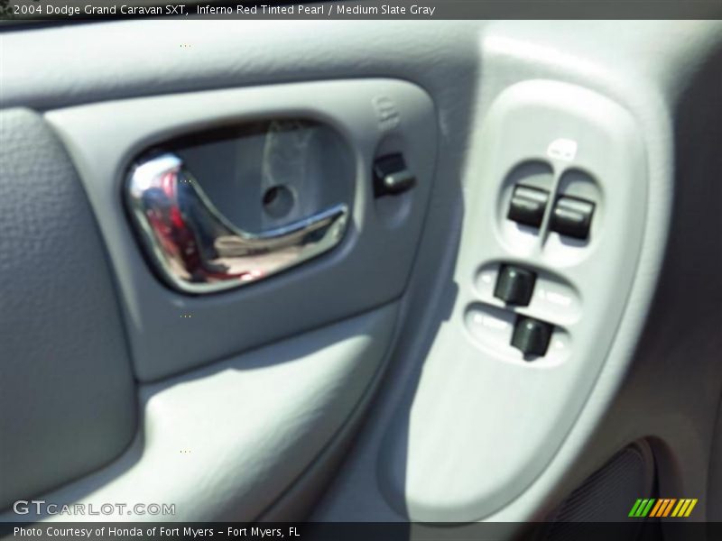 Inferno Red Tinted Pearl / Medium Slate Gray 2004 Dodge Grand Caravan SXT