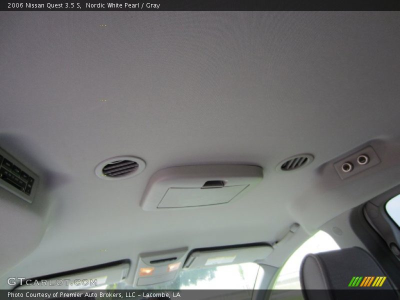 Nordic White Pearl / Gray 2006 Nissan Quest 3.5 S