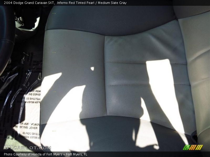 Inferno Red Tinted Pearl / Medium Slate Gray 2004 Dodge Grand Caravan SXT