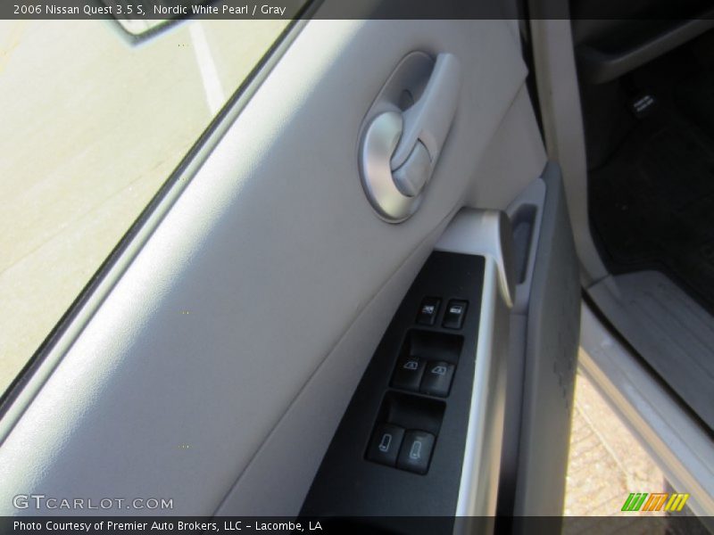 Nordic White Pearl / Gray 2006 Nissan Quest 3.5 S