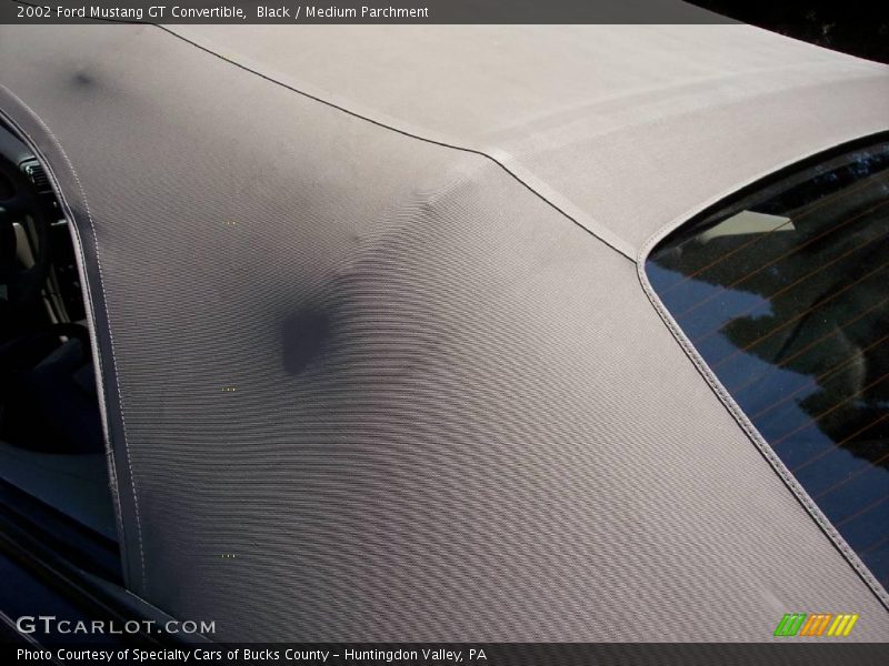Black / Medium Parchment 2002 Ford Mustang GT Convertible
