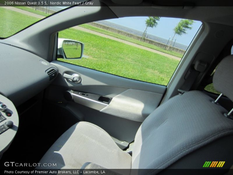 Nordic White Pearl / Gray 2006 Nissan Quest 3.5 S