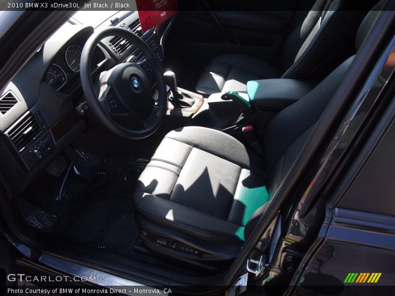 Jet Black / Black 2010 BMW X3 xDrive30i