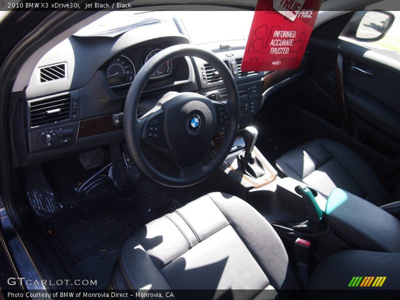 Jet Black / Black 2010 BMW X3 xDrive30i