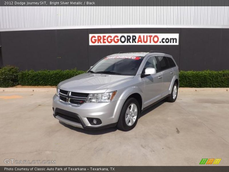 Bright Silver Metallic / Black 2012 Dodge Journey SXT