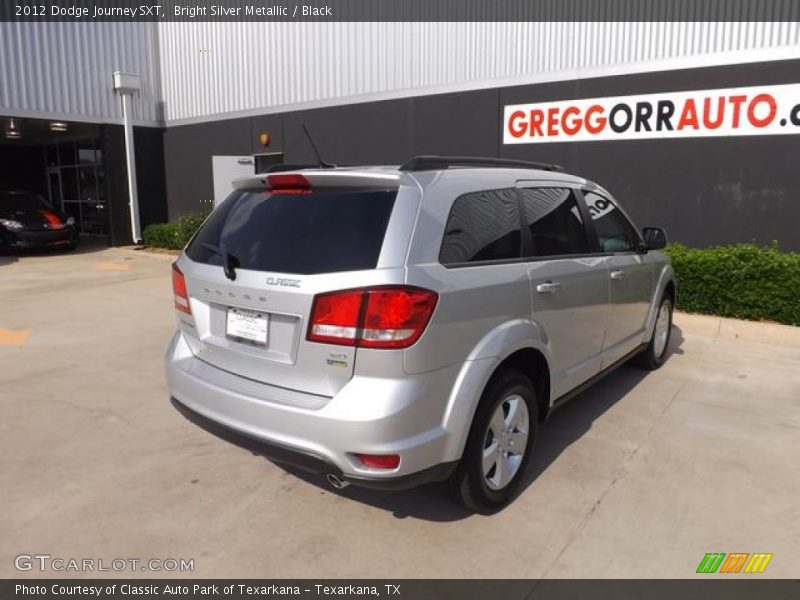 Bright Silver Metallic / Black 2012 Dodge Journey SXT
