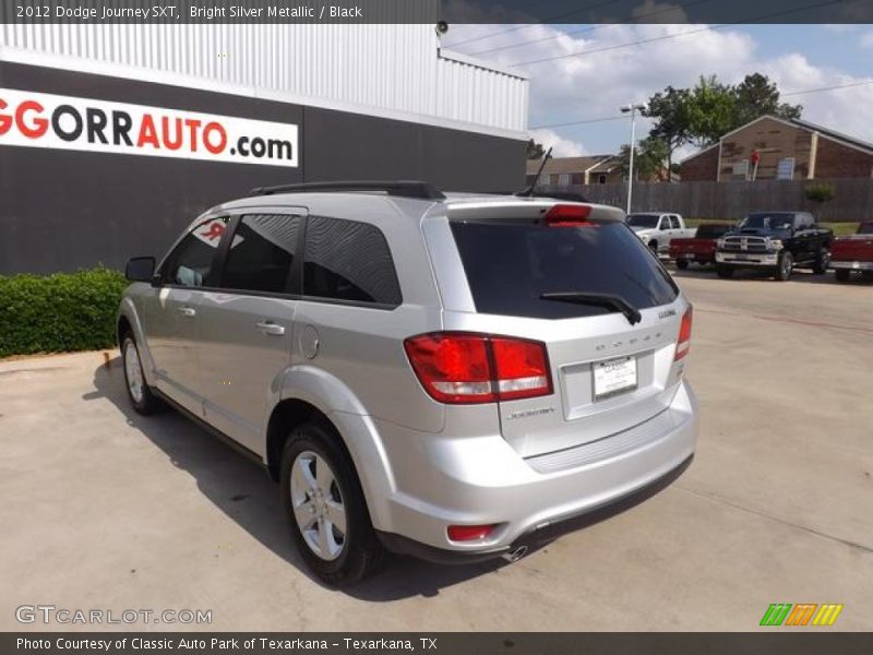 Bright Silver Metallic / Black 2012 Dodge Journey SXT