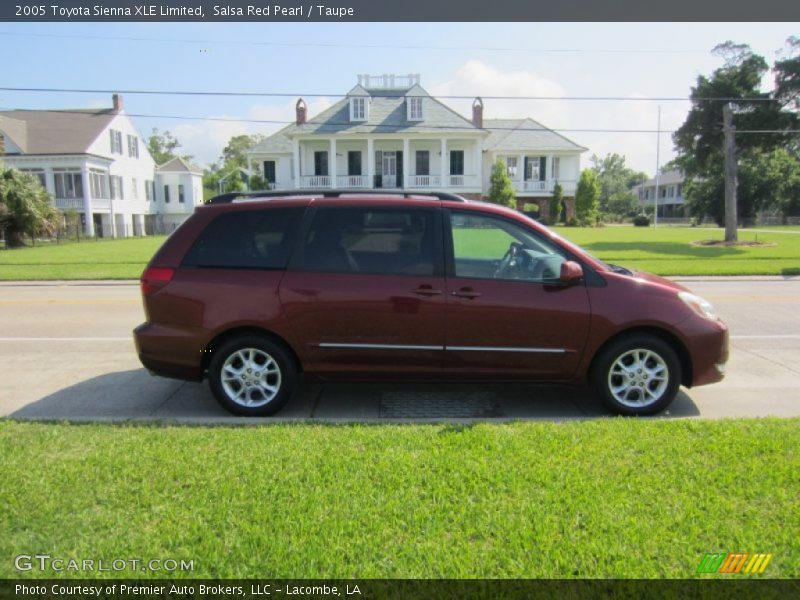 Salsa Red Pearl / Taupe 2005 Toyota Sienna XLE Limited